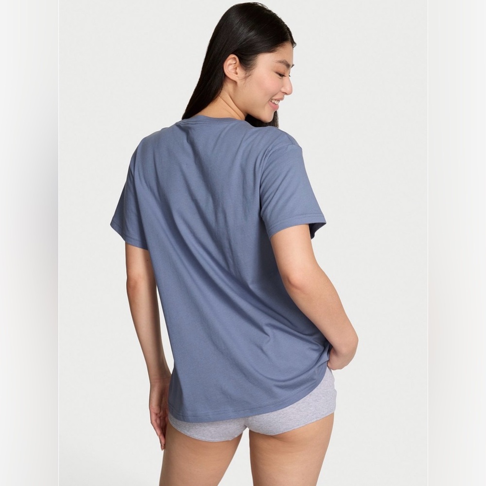 VS PINK LIMITED EDITION CAMPUS COTTON TEE - Picture 3 of 6